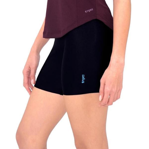 Trijee Women High Rise Short ES Mini Legging Slim - Black