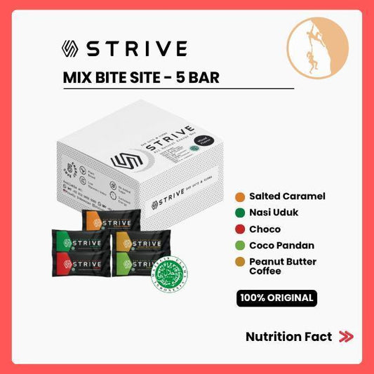Strive Energy Bar Mix Bite Site - Camilan Instant Berenergi
