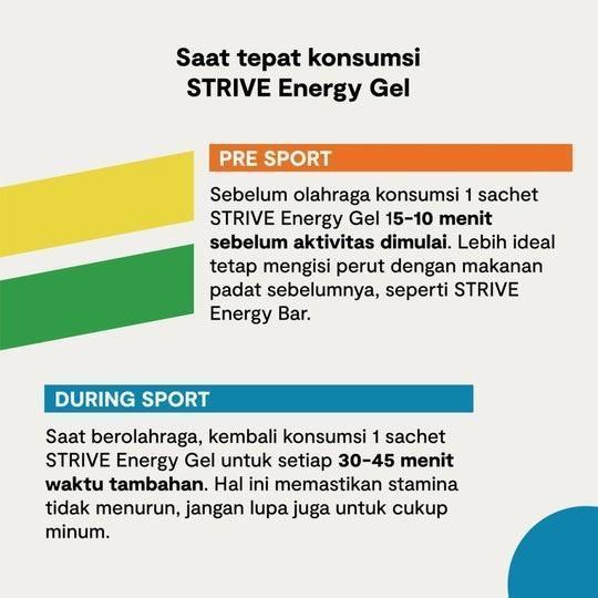 Strive Energy Gel Markisa - Camilan Instant Berenergi