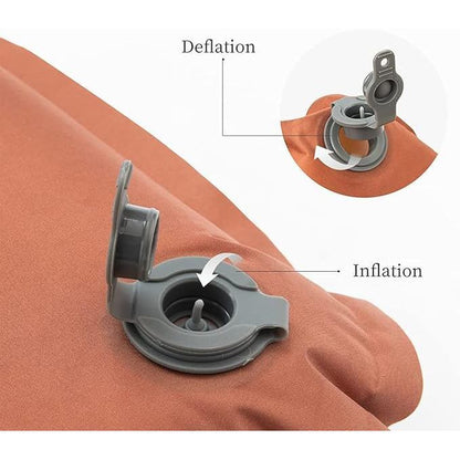 Bantal Traveling/Portable - Naturehike 3D Comfortable Silent Foam Pillow / Apricot