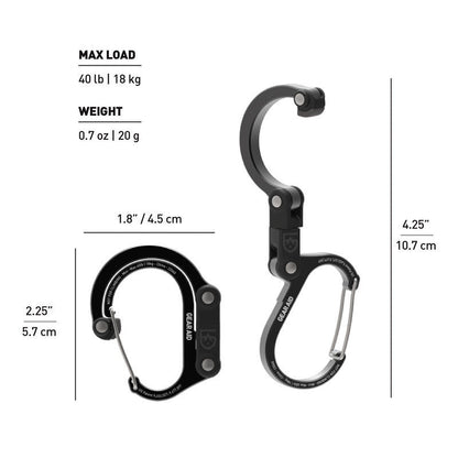 Karabiner Multifungsi - Gear Aid Heroclip (Mini / 20gr)