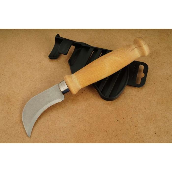 Pisau Morakniv Roofing Felt Knife Wooden Handle (S) - Stainless Steel