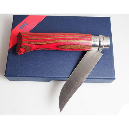 Opinel No. 08 Red Laminated Birch