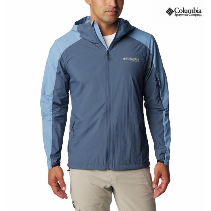 Jaket Outdoor/Hiking/Trail Running - Columbia Men's Loop Trail II Windbreaker Jacket