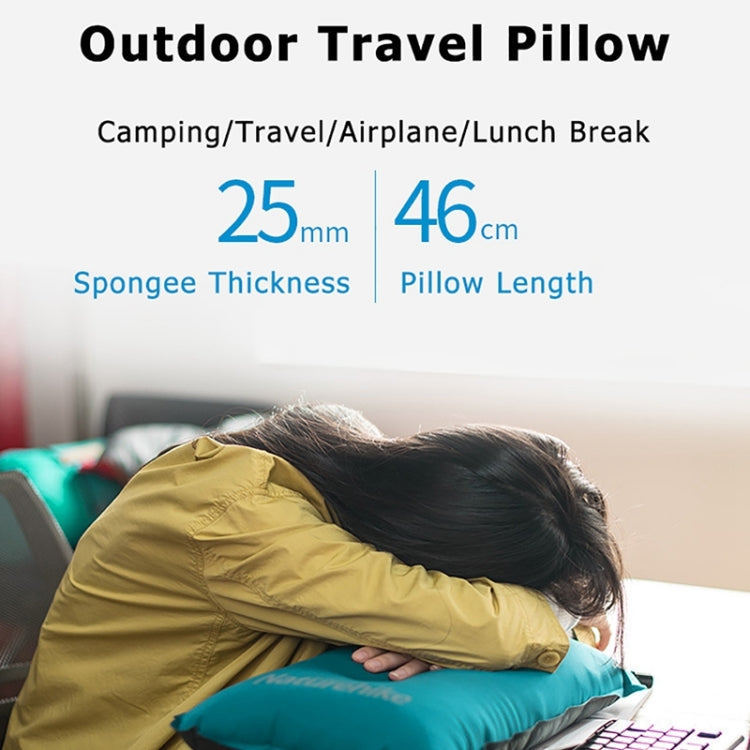 Bantal Traveling/Portable - Naturehike Sponge Automatic Inflating Pillow