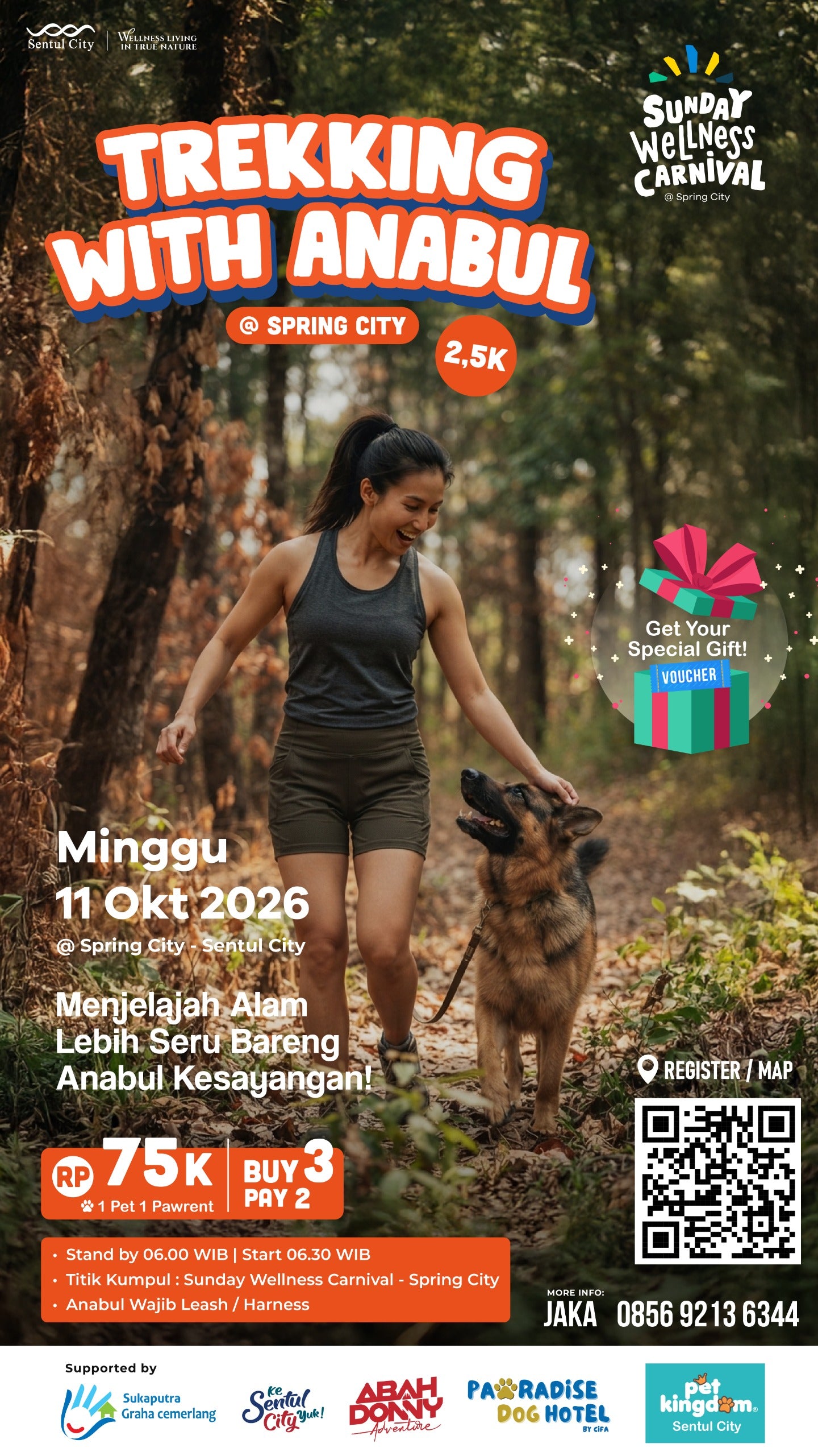 Trekking with Anabul poster acara